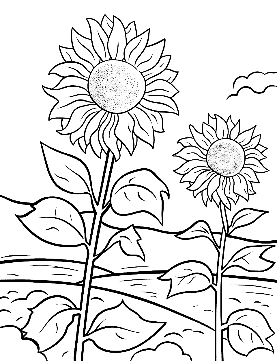 Summer coloring pages free printable sheets