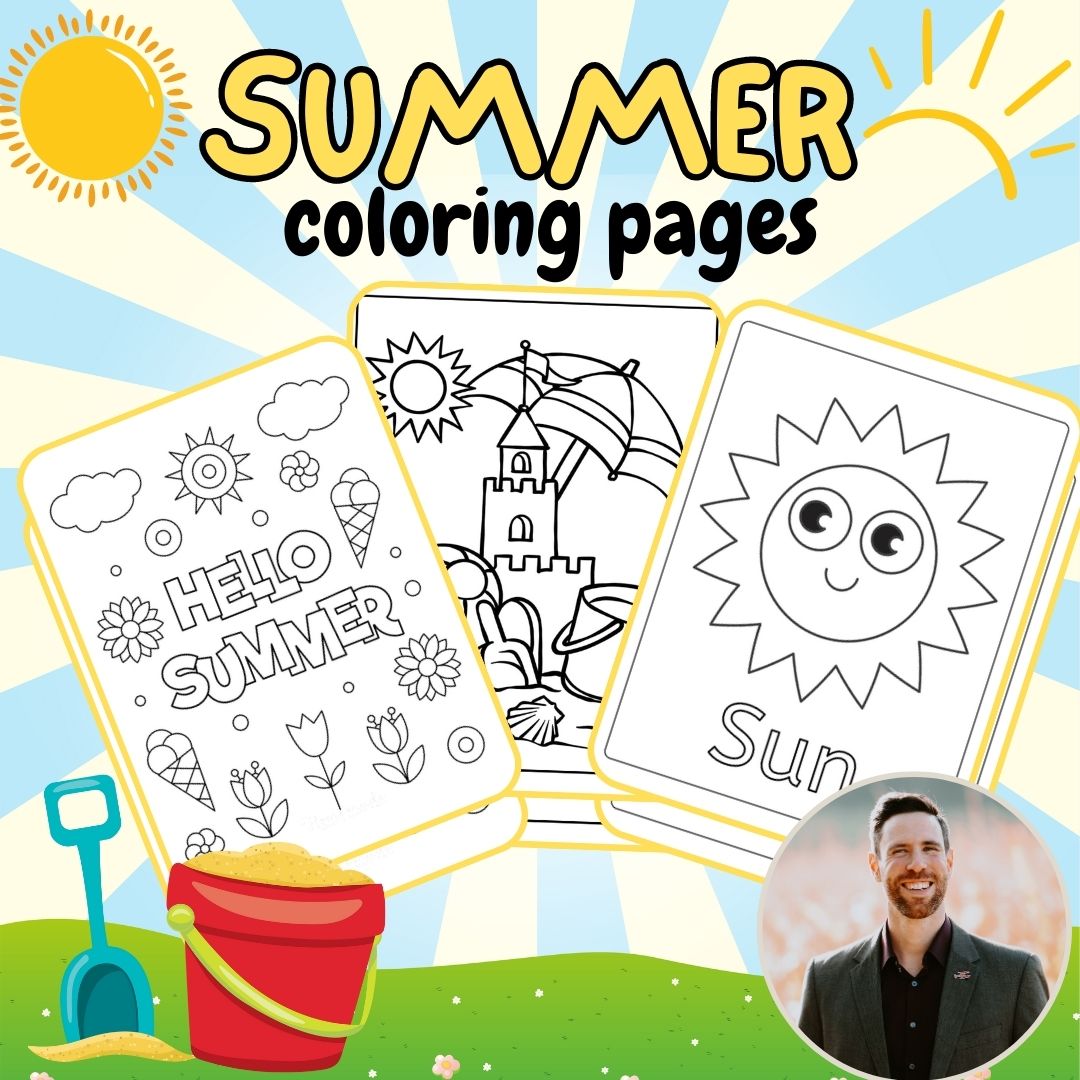 Summer coloring pages printable activities for kids of all ages made by teachers