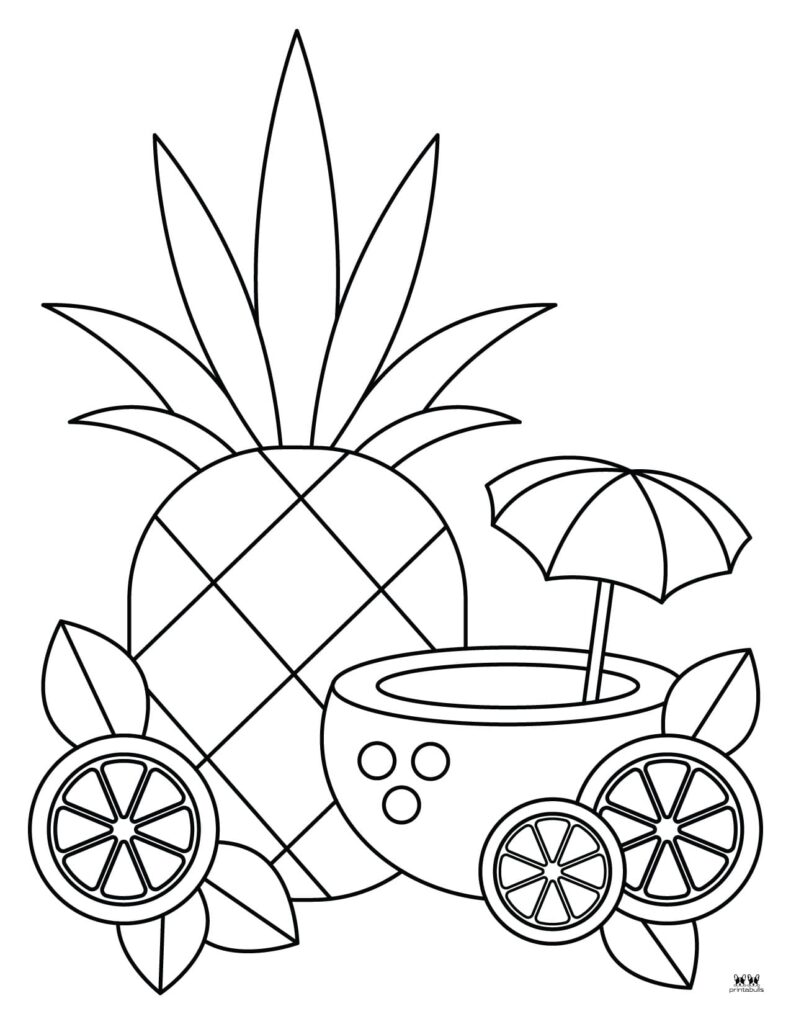 Summer coloring pages