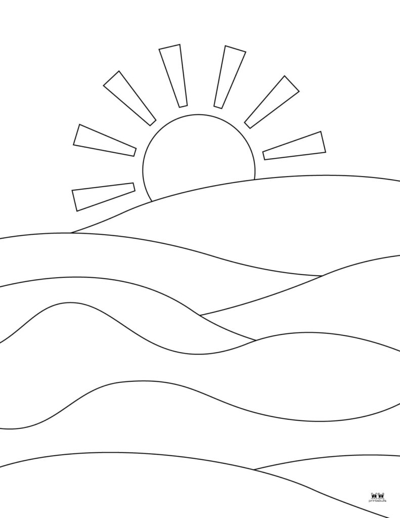 Summer coloring pages