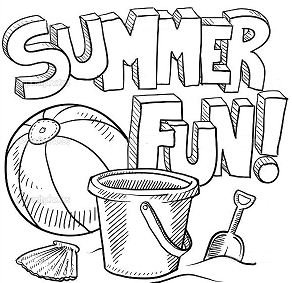 Summer coloring pages printable for free download