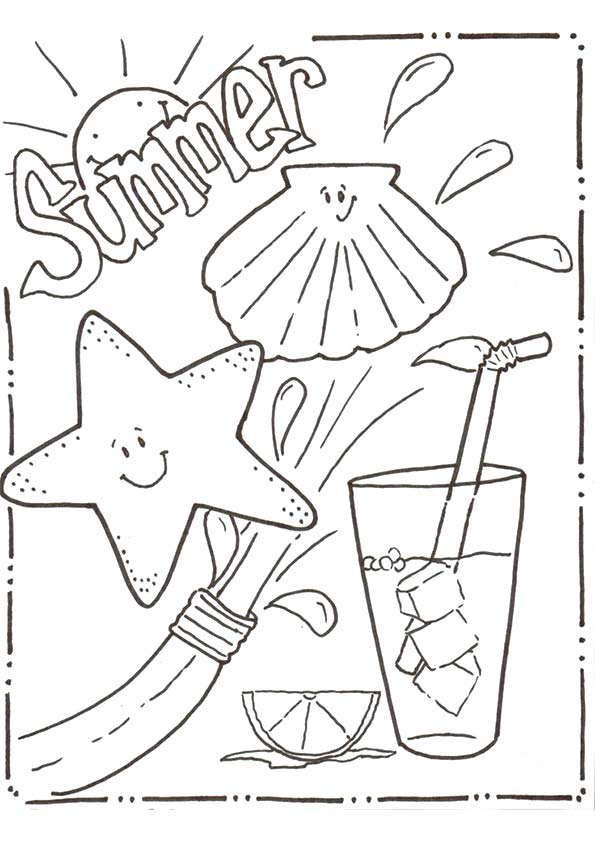 Summer coloring pages for kids print them all for free