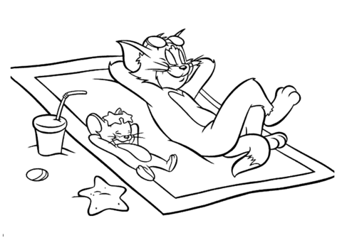 Summer vacation coloring page coloring books beach coloring pages cartoon coloring pages