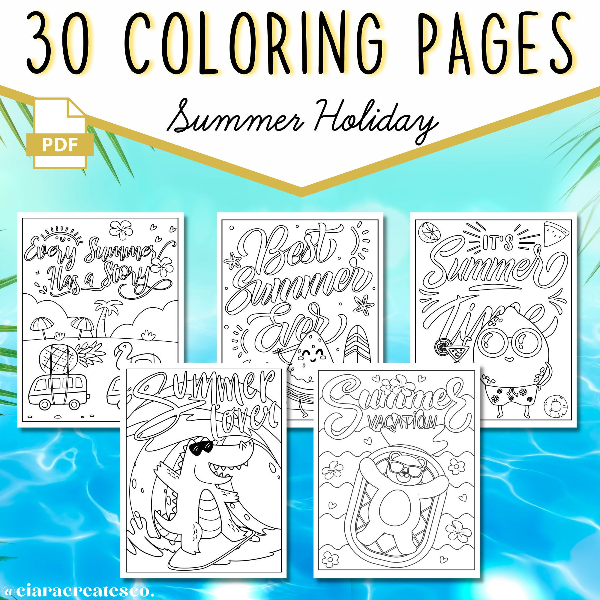 Summer coloring pages summer coloring pages for kids summer vacation coloring pages kids coloring pages summer camp printable