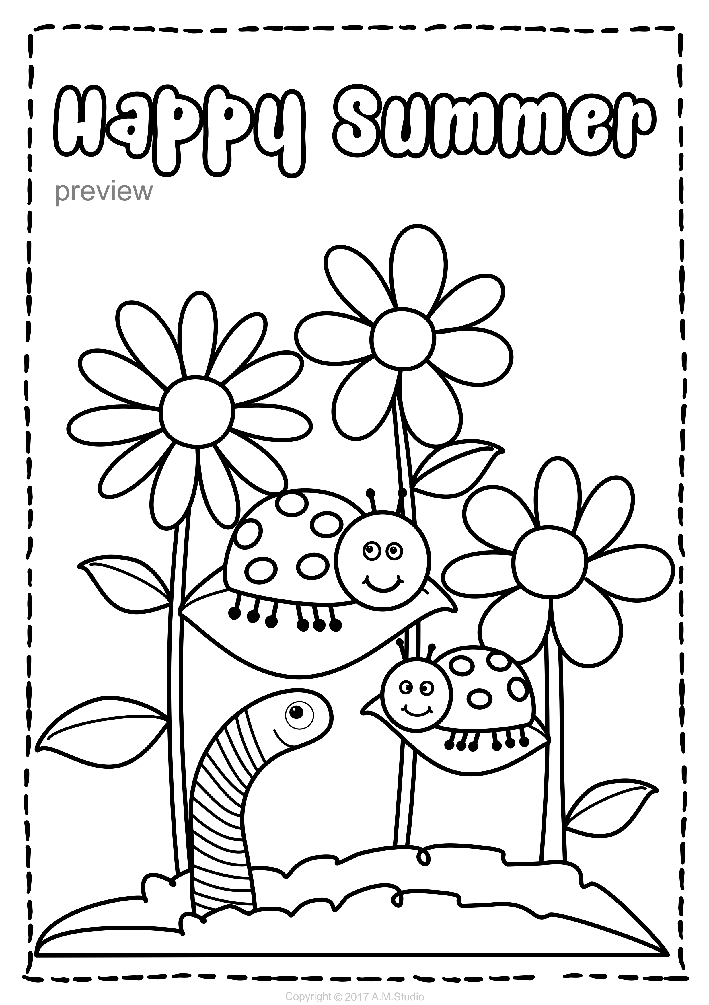 Summer coloring pages end of the year summer coloring pages coloring pages preschool coloring pages