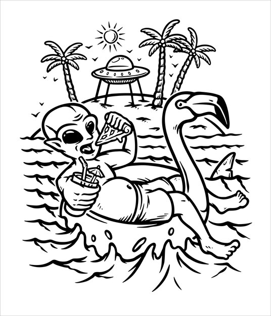 Page summer vacation coloring pages images