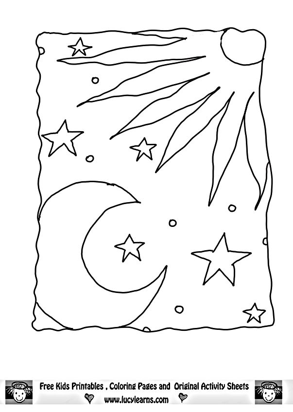 Sun moon and stars coloring page image search results moon coloring pages sun coloring pages star coloring pages