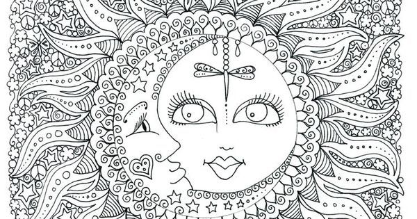 Coloring pages and printable sun moon moon coloring pages colorful drawings coloring pages