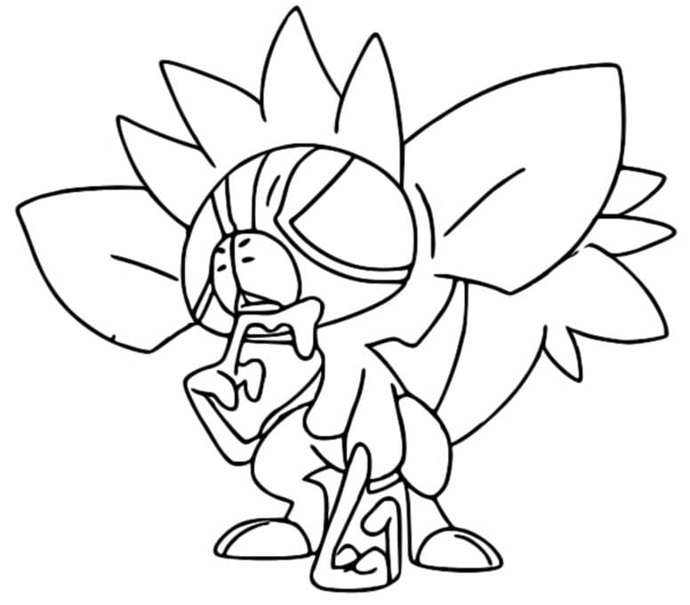 Grafaiai pokemon coloring page