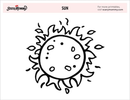 Sun coloring pages that will warm your heart and brighten your childs day