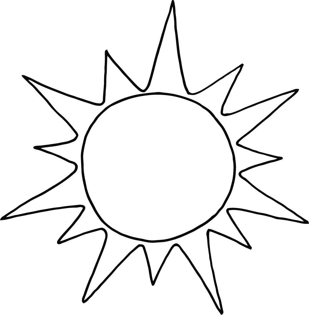 Free printable sun coloring pages for kids