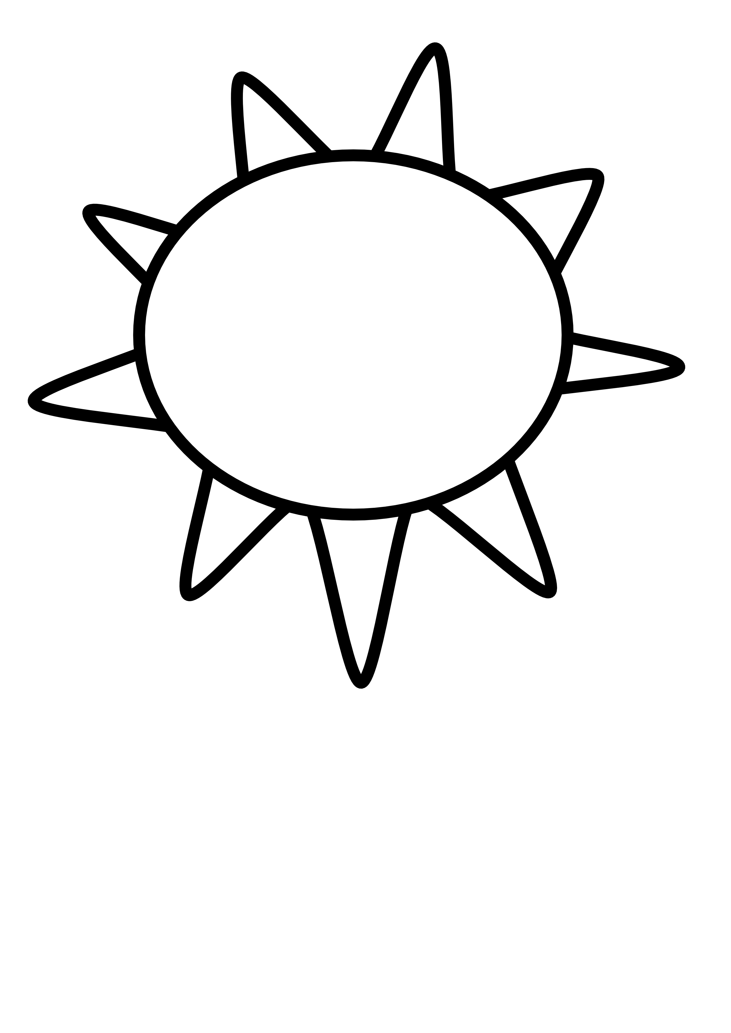 Free sun clipart black and white pictures