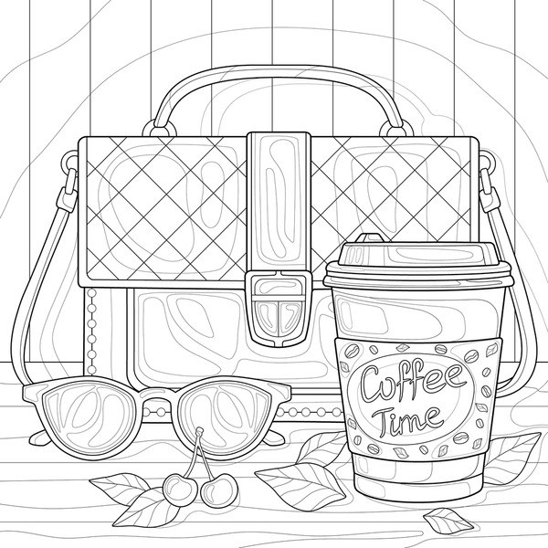 Hundred coloring pages sun glasses royalty