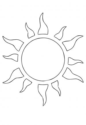 Free printable sun coloring pages for adults and kids