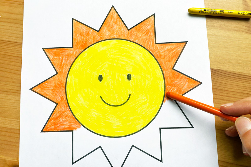 Sun free printable templates coloring pages