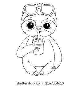 Hundred coloring pages sun glasses royalty