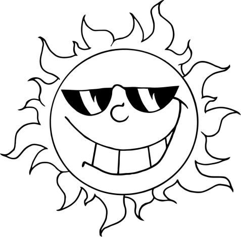 Free Printable Sun Coloring Pages for Kids and Adults