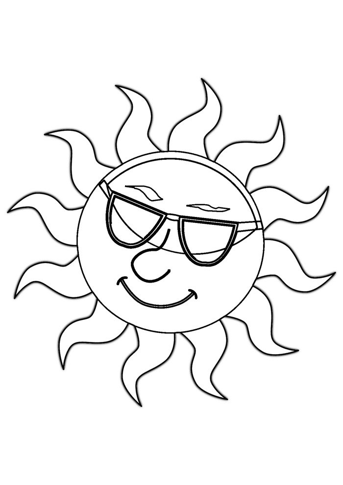 Sun coloring pages free personalizable coloring pages