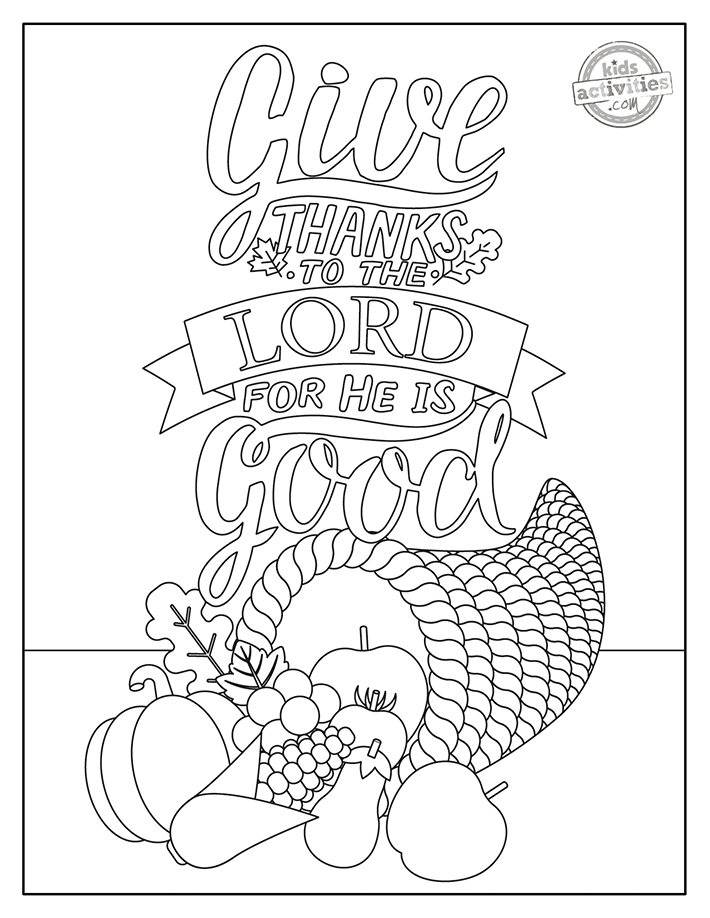 Free printable sunday school thanksgiving coloring pages kids activities blog