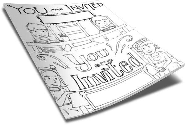 Sunday school coloring pages