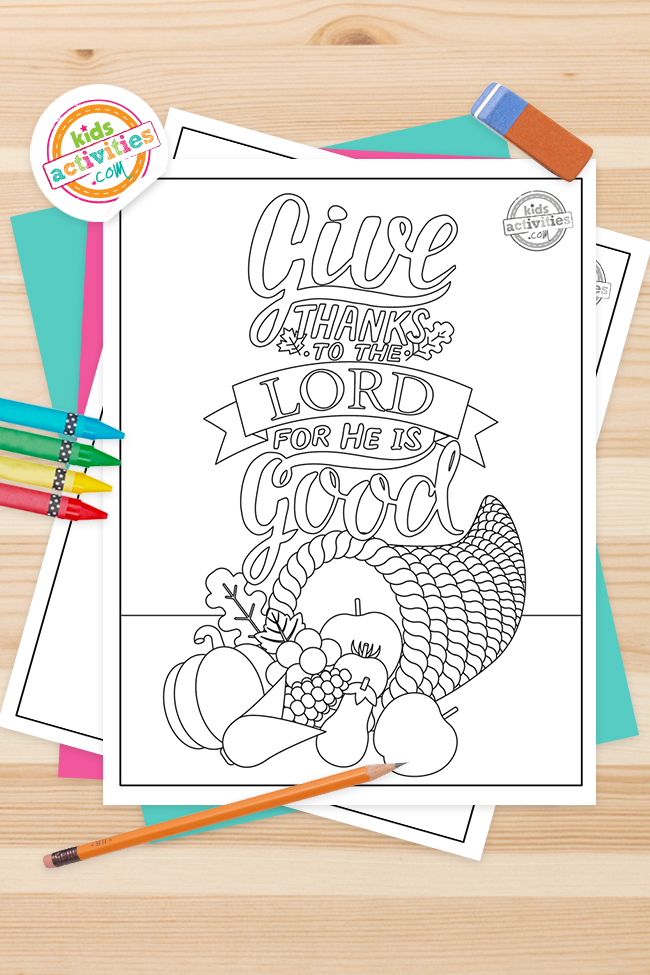 Free printable sunday school thanksgiving coloring pages kids activities blog