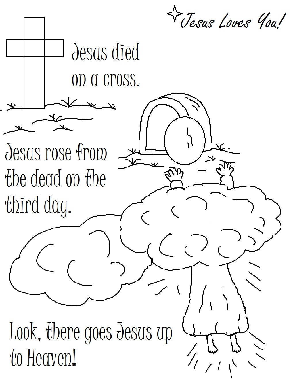 Free printable christian coloring pages for kids
