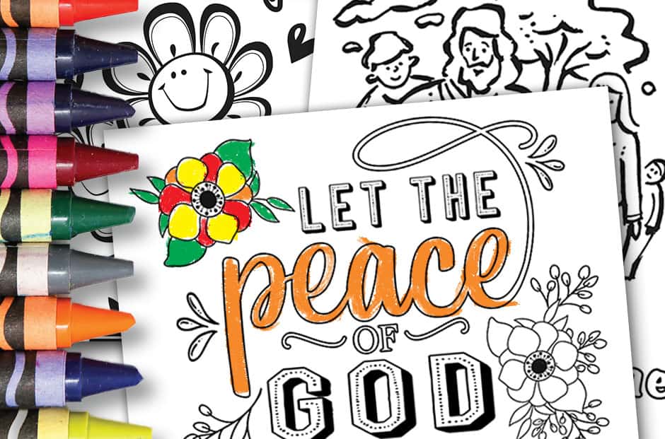 Free coloring pages for sunday school