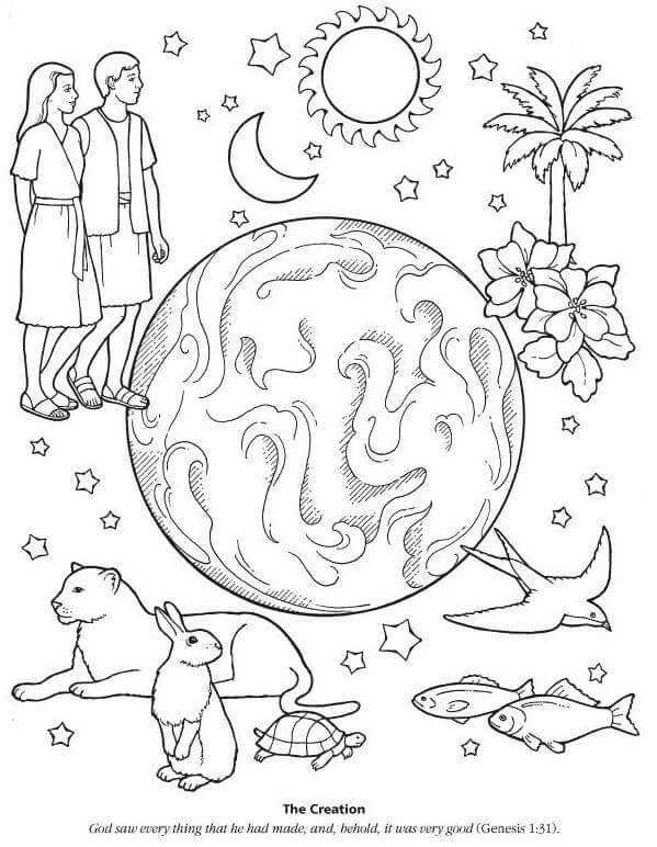 Printable sunday school coloring pages pdf