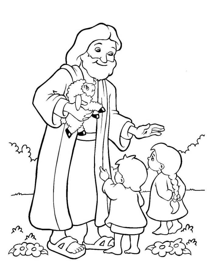 Printable sunday school coloring pages pdf