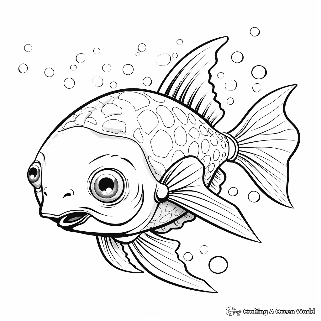 Sunfish coloring pages