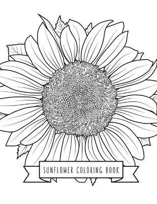 Sunflower coloring book sunflower gifts for kids