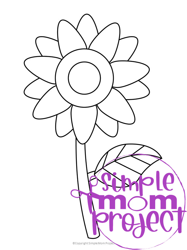 Flower printable templates