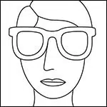 Easy how to draw sunglasses tutorial sunglasses coloring page