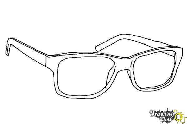 How to draw glasses