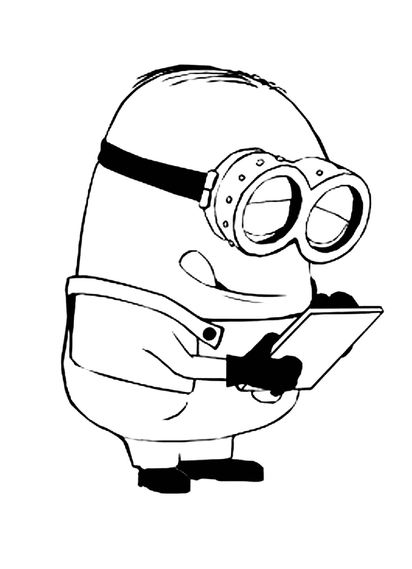 Free minions coloring pages to color