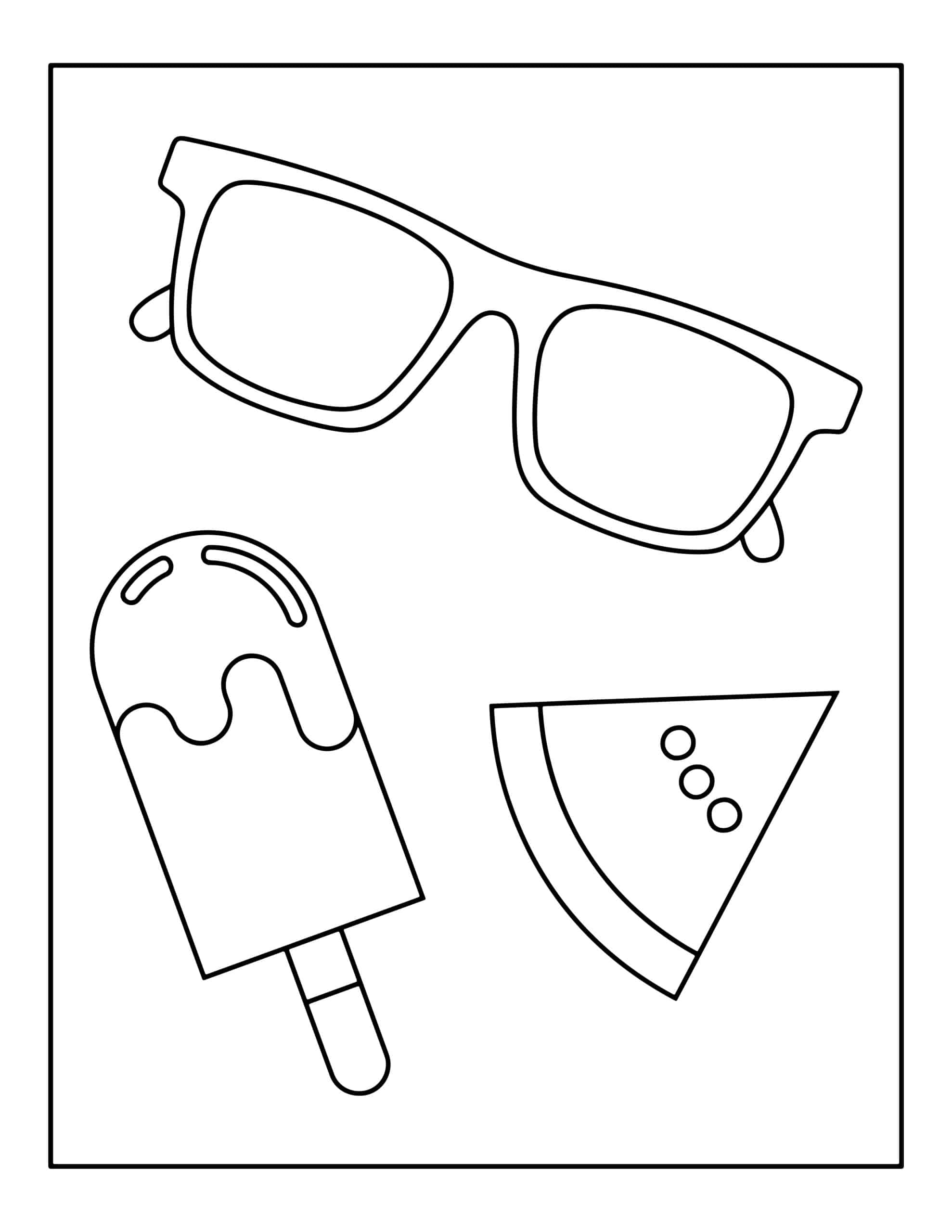 Free summer coloring pages updated