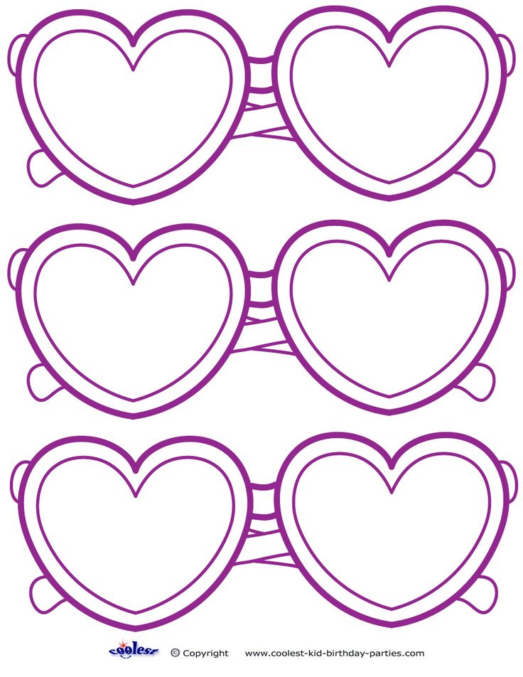 Small printable heart