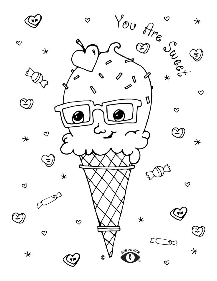 Free valentines coloring page printable