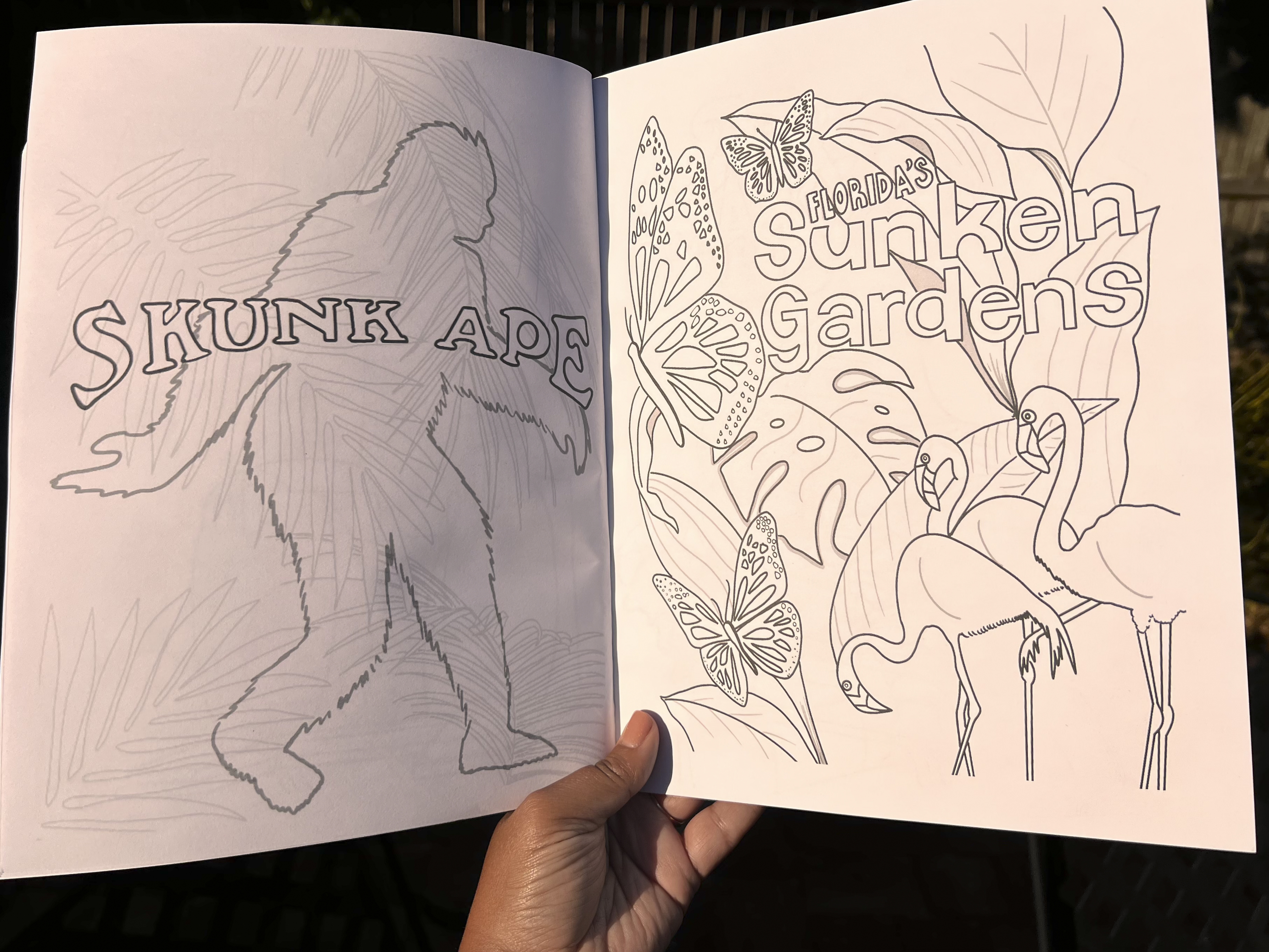 A st petersburg artist turned lost florida tourist attractions into coloring books