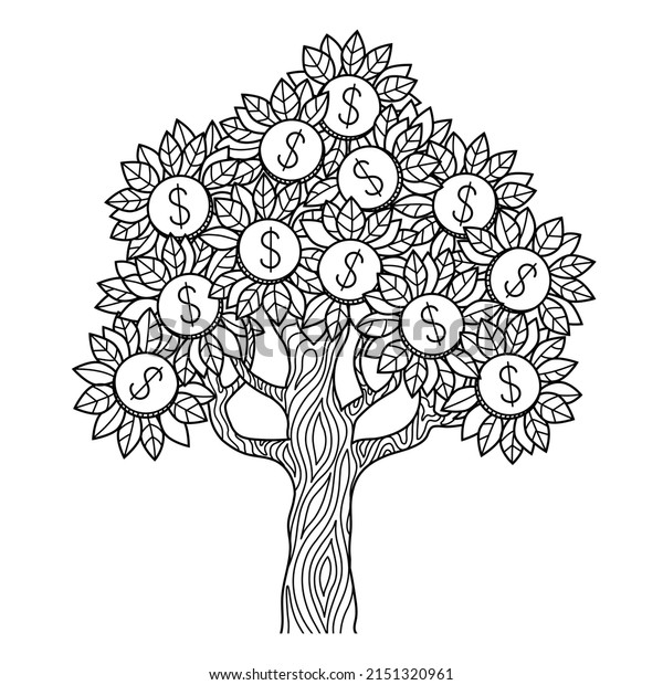 Money coloring page images stock photos d objects vectors