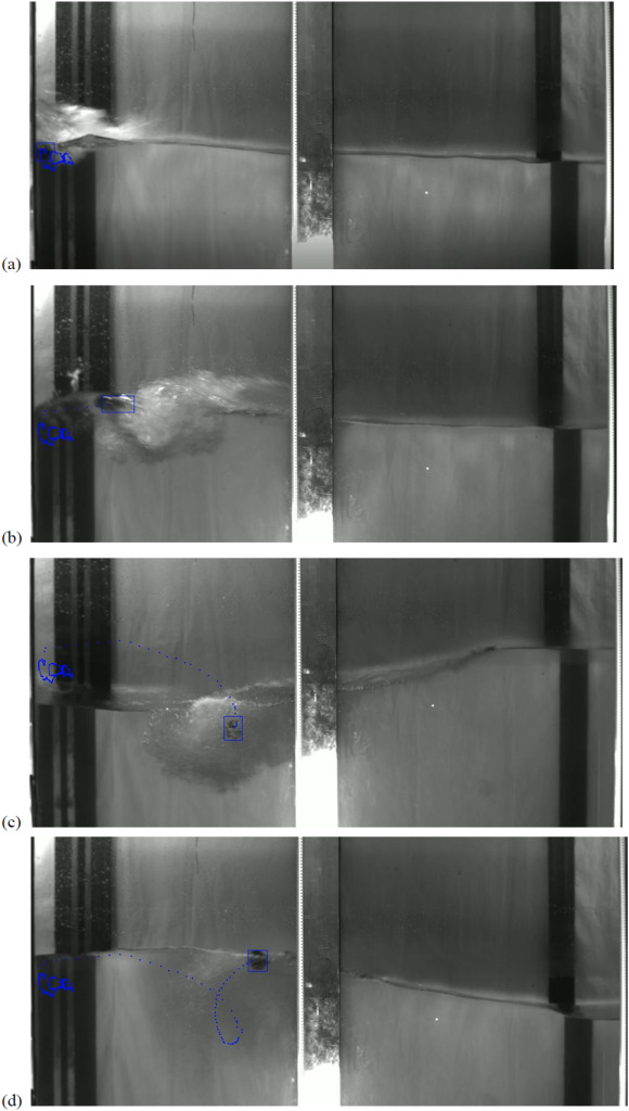 Research on sunken submerged oil detection and its behavior process under the action of breaking waves based on yolo v algorithm