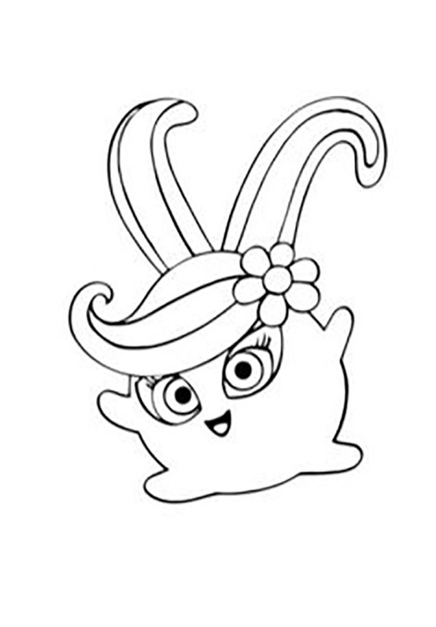 Sunny bunnies image coloring page