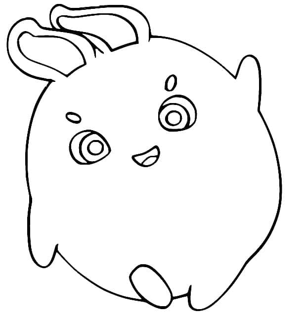 Sunny bunnies cute big boo coloring page