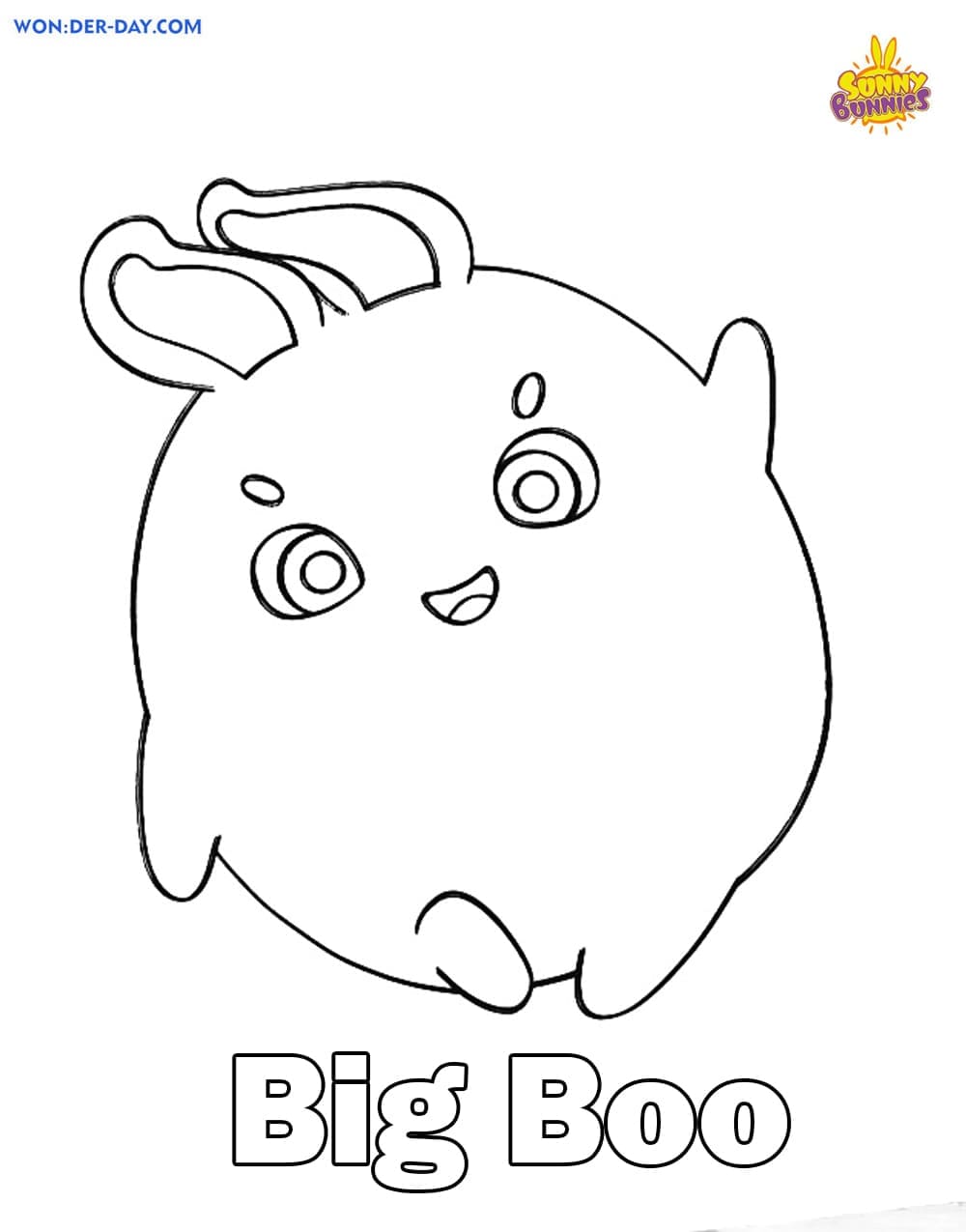 Sunny bunnies coloring pages