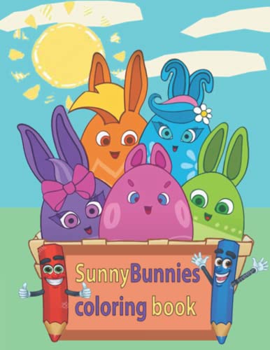 Buy sunny bunnies coloring book cute bunnies coloring pages a perfect gift for children paperback â large print december online at kuwait