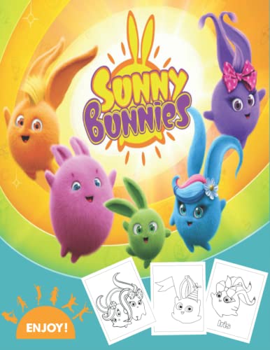 Buy sunny bunnies coloring book cartoon coloring book for kids ages