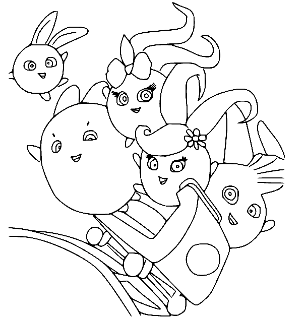 Sunny bunnies coloring pages printable for free download