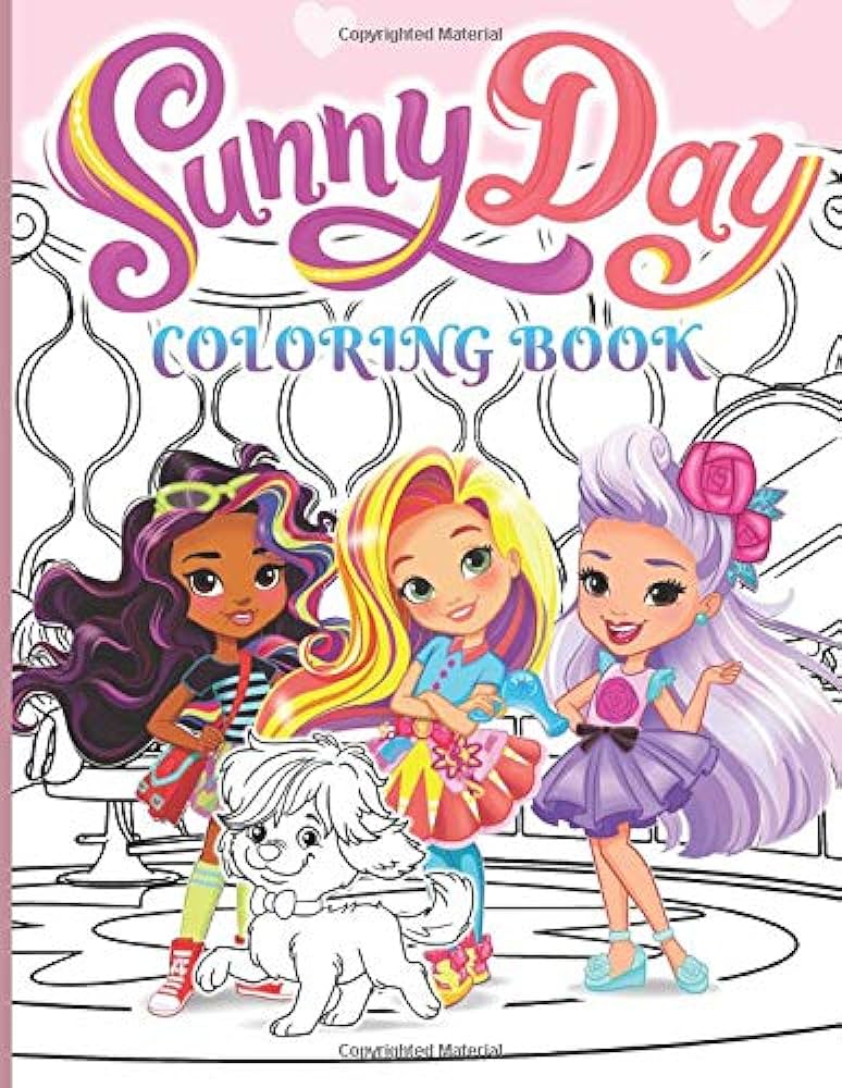 Sunny day coloring book featuring fun and relaxing sunny day coloring books for adult and kid unique colouring pages mason lincoln books