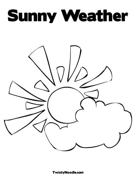 Sunny weather coloring page free coloring pages coloring pages coloring pages inspirational