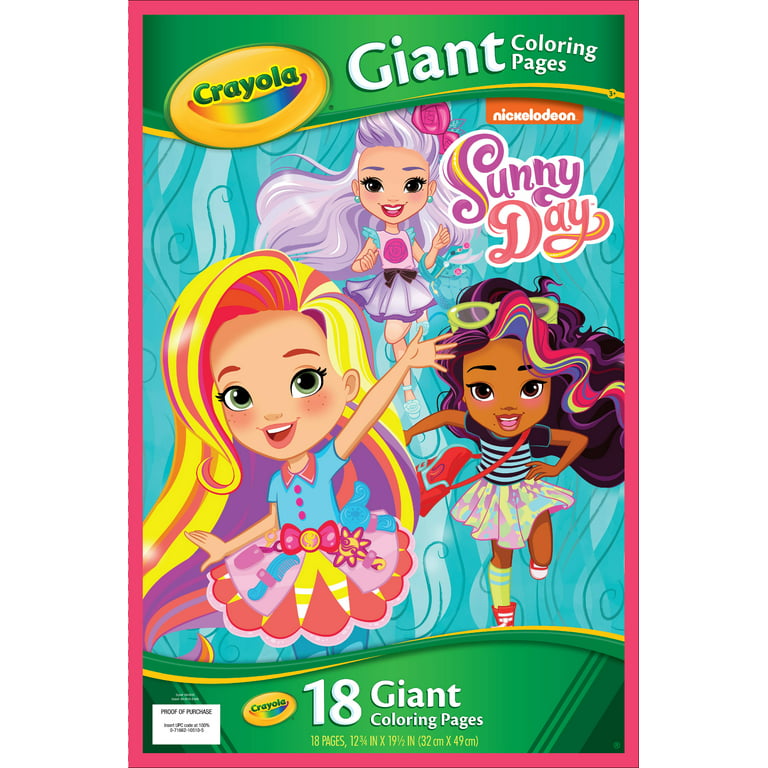 Crayola sunny day giant coloring pages